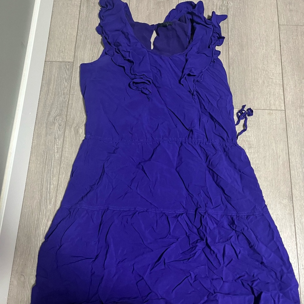 Women's Knee Length Size Medium Gap Royal Blue Dress